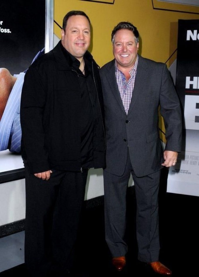 Kevin James and Gary Valentine
